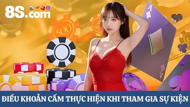 Điều khoản cấm khuyến mãi tải app 8S