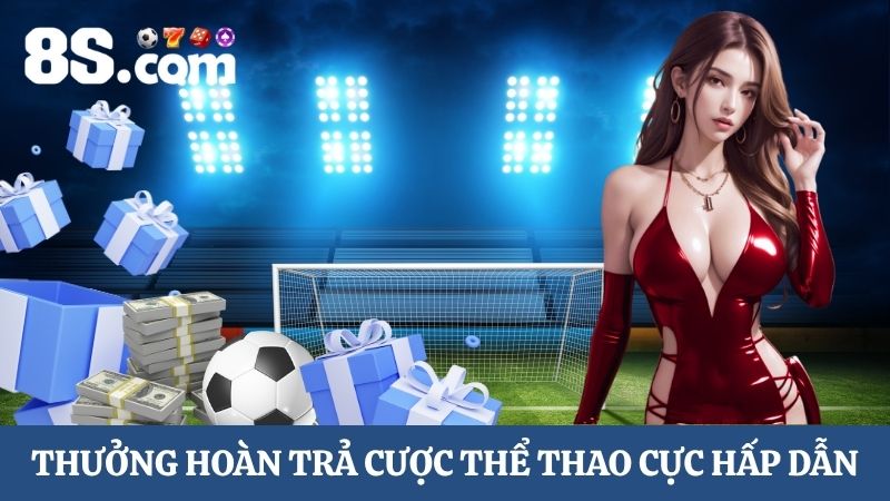 Nhận thưởng hoàn trả cược 8S